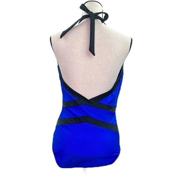 TED Baker Ralinda Halter One-Piece Swimsuit Sz 12 - Picture 3 of 11